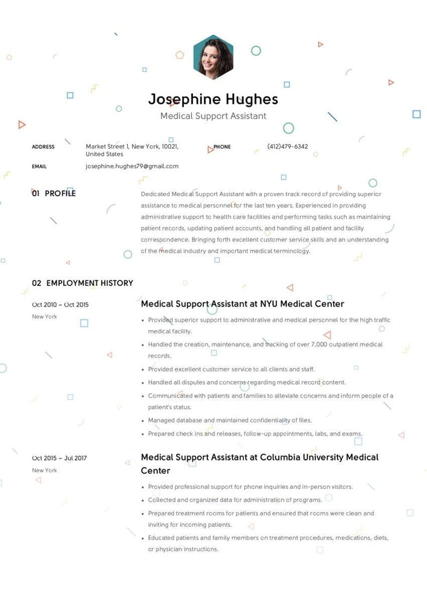 Ванкувър resume template
